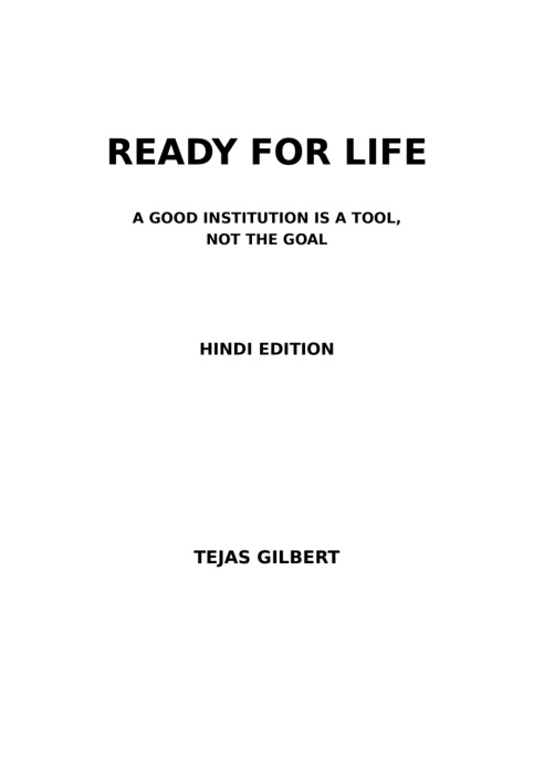 Ready for Life cover